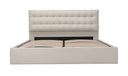 Sebastion Queen Storage Bed Cream
