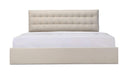 Sebastion Queen Storage Bed Cream