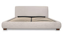 Beau King Storage Bed Speckled Light Grey