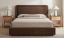 Simon Queen Storage Bed Brown