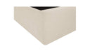 Maggie King Storage Bed Cream