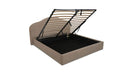 Maggie Queen Storage Bed Taupe