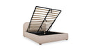 Colin King Storage Bed Light Brown