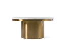 Baca - Black Marble + Metal Coffee Table