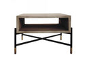 Tartan Modern Concrete & Metal End Table