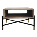 Walker Modern Concrete & Metal End Table