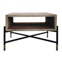 Walker Modern Concrete & Metal End Table