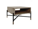 Walker Modern Concrete & Metal End Table