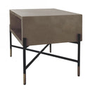 Walker Modern Concrete & Metal Nightstand