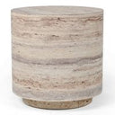 Tony - Modern Beige Fabric Swivel Accent Chair