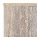 Roma - Modern Faux Travertine Square Coffee Table