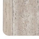 Roma - Modern Faux Travertine Square Coffee Table