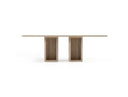 Roma - Modern Travertine Rectangular Dining Table
