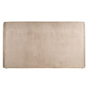 roma - modern taupe microfiber upholstered bed