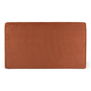 roma - modern burnt orange microfiber upholstered bed