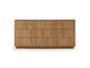 Roma - Modern Oak + Gold Dresser