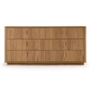 Roma - Modern Oak + Gold Dresser