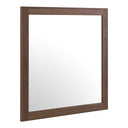 Roma - Modern Walnut Mirror