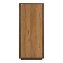 Roma - Modern Walnut + Gold Bookcase, view 4