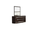 Romano Italian Modern Ebony Mirror