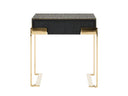 Rothsay - Modern Wenge + Gold Nightstand