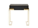 Rothsay - Modern Wenge + Gold Nightstand