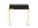 Rothsay - Modern Wenge + Gold Nightstand