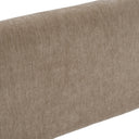 Rousey - Modern Taupe Fabric Bed