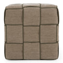 Rousey - Modern Taupe Fabric Bench