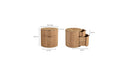 Theo 2 Drawer Nightstand Natural