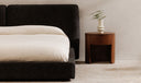Theo 1 Drawer Nightstand Brown