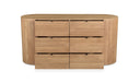 Theo 6 Drawer Dresser Natural