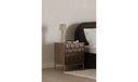 Corolla Nightstand Light Grey