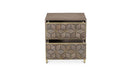 Corolla Nightstand Light Grey