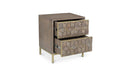 Corolla Nightstand Light Grey