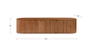 Theo Media Bench Brown