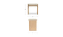 Lane Side Table Natural