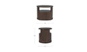 Tommy Nightstand Dark Brown
