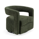 Ryan - Modern Olive Green Fabric Swivel Accent Chair
