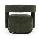 Ryan - Modern Olive Green Fabric Swivel Accent Chair