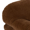 Crockett - Modern Brown Fabric Sectional Sofa