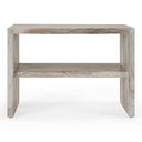 Sabino - Modern Faux Marble Concrete Nightstand