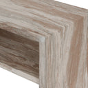 Sabino - Modern Faux Marble Concrete Nightstand, view 5