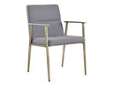 Jago - Modern White Wash Grey Dining Chair