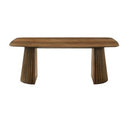 Sacks - Mid-Century Modern Green Fabric + Walnut Dining Chair