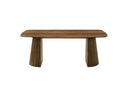 Sacks - Mid-Century Modern Herringbone Walnut Dining Table