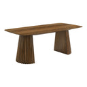 Sacks - Mid-Century Modern Herringbone Walnut Dining Table
