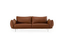 Saint Tropez - Modern Italian Cognac Leather Sofa