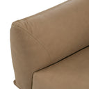 Saint Tropez - Modern Italian Desert Leather Accent Chair, view 6