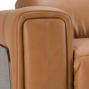 Sandstone - Modern Brown Leather Sofa Set w/ Electric Recliners